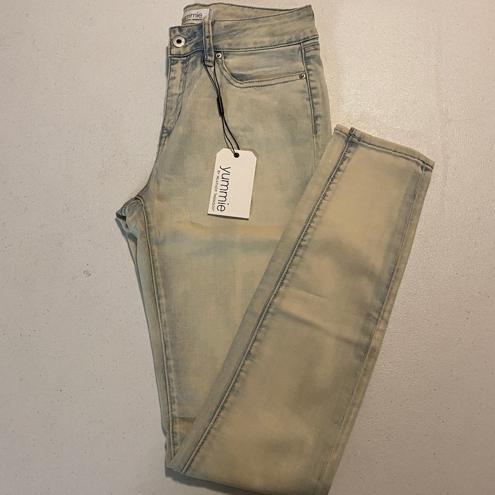 NWT Yummie by Heather Thompson Super Skinny Jeans 27